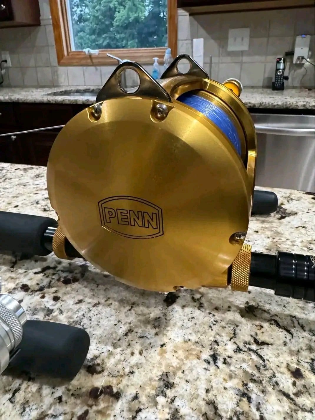 80VISW reels paired with Tom Greene custom rods.