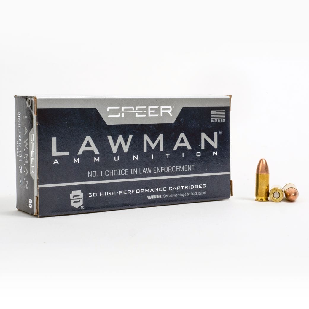 45 ACP ammo - 230 Grain TMJ - Speer LAWMAN - 1000 Rounds
