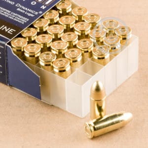 Fiocchi, 9mm, FMJ, 115 Grain, 1,000 Rounds