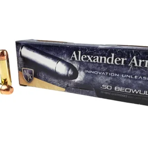 Buy QUALITY Alexander Arms Ammunition 50 Beowulf ammo 350 Grain Plated Round Shoulder Box of 20